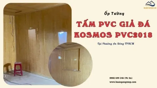 Ốp Tường Bằng Nhựa PVC Giả Gỗ Kosmos PVC2018 Tại Phường An Đông TPHCM