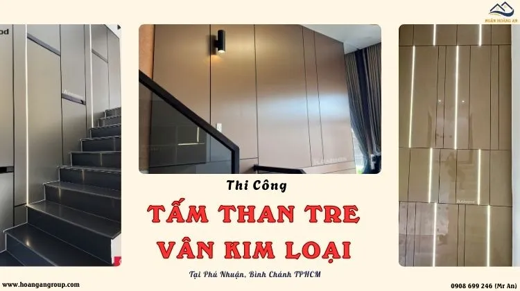Thi Công Tấm Than Tre Vân Kim Loại Tại Phú Nhuận, Bình Chánh TPHCM