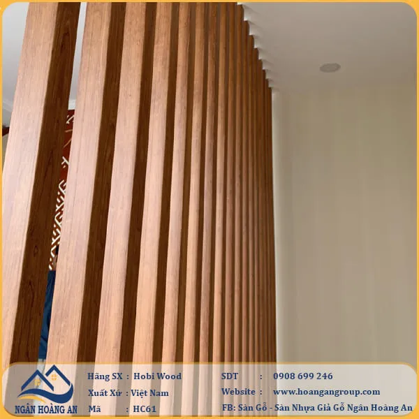 Thanh lam Trang Trí Nhựa Giả Gỗ Hobi Wood HC61 Tại Gò Vấp TPHCM Thanh lam Trang Trí Nhựa Giả Gỗ Hobi Wood HC61 Tại Gò Vấp TPHCM