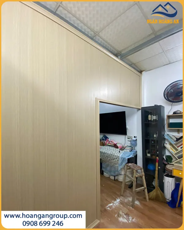 Thi Công Vách Ngăn Glotex VN203 Phân Chia Không Gian Nhà