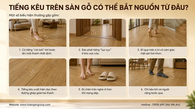 Tiếng Kêu Trên Sàn Gỗ Có Thể Bắt Nguồn Từ Đâu? Tiếng Kêu Trên Sàn Gỗ Có Thể Bắt Nguồn Từ Đâu?