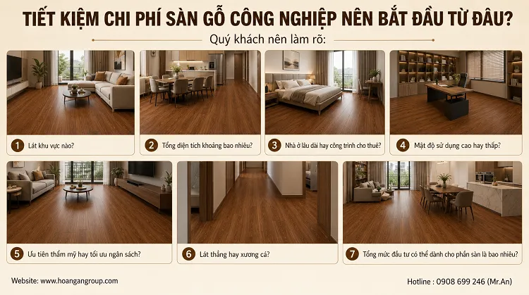 Tiết Kiệm Chi Phí Sàn Gỗ Công Nghiệp Nên Bắt Đầu Từ Đâu? Tiết Kiệm Chi Phí Sàn Gỗ Công Nghiệp Nên Bắt Đầu Từ Đâu?