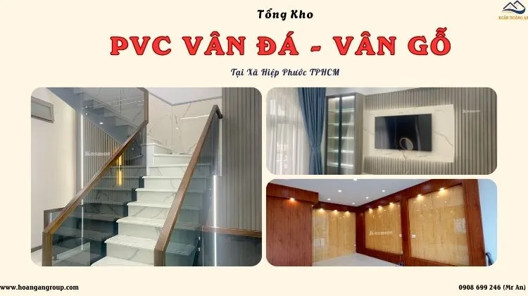 Tổng Kho Ốp Tường PVC Vân Đá - Vân Gỗ Chất Lượng Xã Hiệp Phước TPHCM