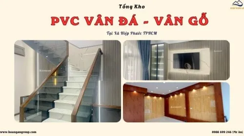 Tổng Kho Ốp Tường PVC Vân Đá - Vân Gỗ Chất Lượng Xã Hiệp Phước TPHCM