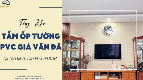 Tổng Kho PVC Giả Vân Đá Ốp Tường Tại Tân Bình, Tân Phú TPHCM
