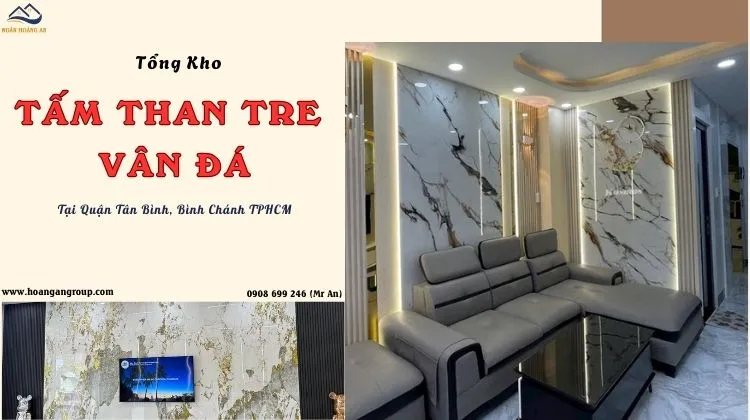 Tổng Kho Tấm Ốp Than Tre Vân Đá Tại Quận Tân Bình, Bình Chánh TPHCM