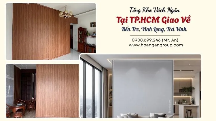 Tổng Kho Vách Ngăn Tại TP.HCM Giao Về Bến Tre, Vĩnh Long, Trà Vinh