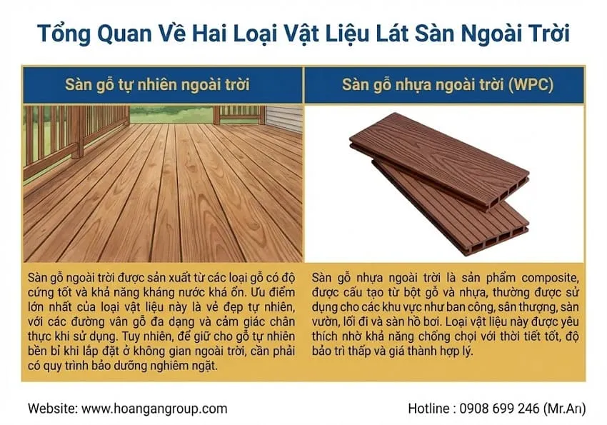 Tổng Quan Về Hai Loại Vật Liệu Lát Sàn Ngoài Trời Tổng Quan Về Hai Loại Vật Liệu Lát Sàn Ngoài Trời