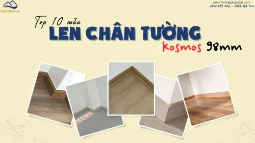 Top 10+ Mẫu Len Chân Tường Nhựa Giả Gỗ EG Cao 98mm Giá Tốt Tại TPHCM