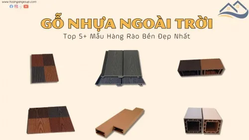 Top 5+ Mẫu Hàng Rào Gỗ Nhựa Ngoài Trời Composite Bền Đẹp Nhất