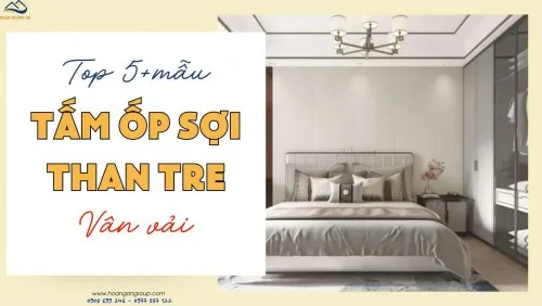 Top 5+ Mẫu Tấm Ốp Sợi Than Tre Kosmos Vân Vải Sang Chảnh Nhất