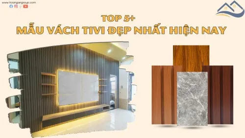 Top 5+ Mẫu Vách Tivi Đẹp Nhất Được Ưa Chuộng Nhất Hiện Nay