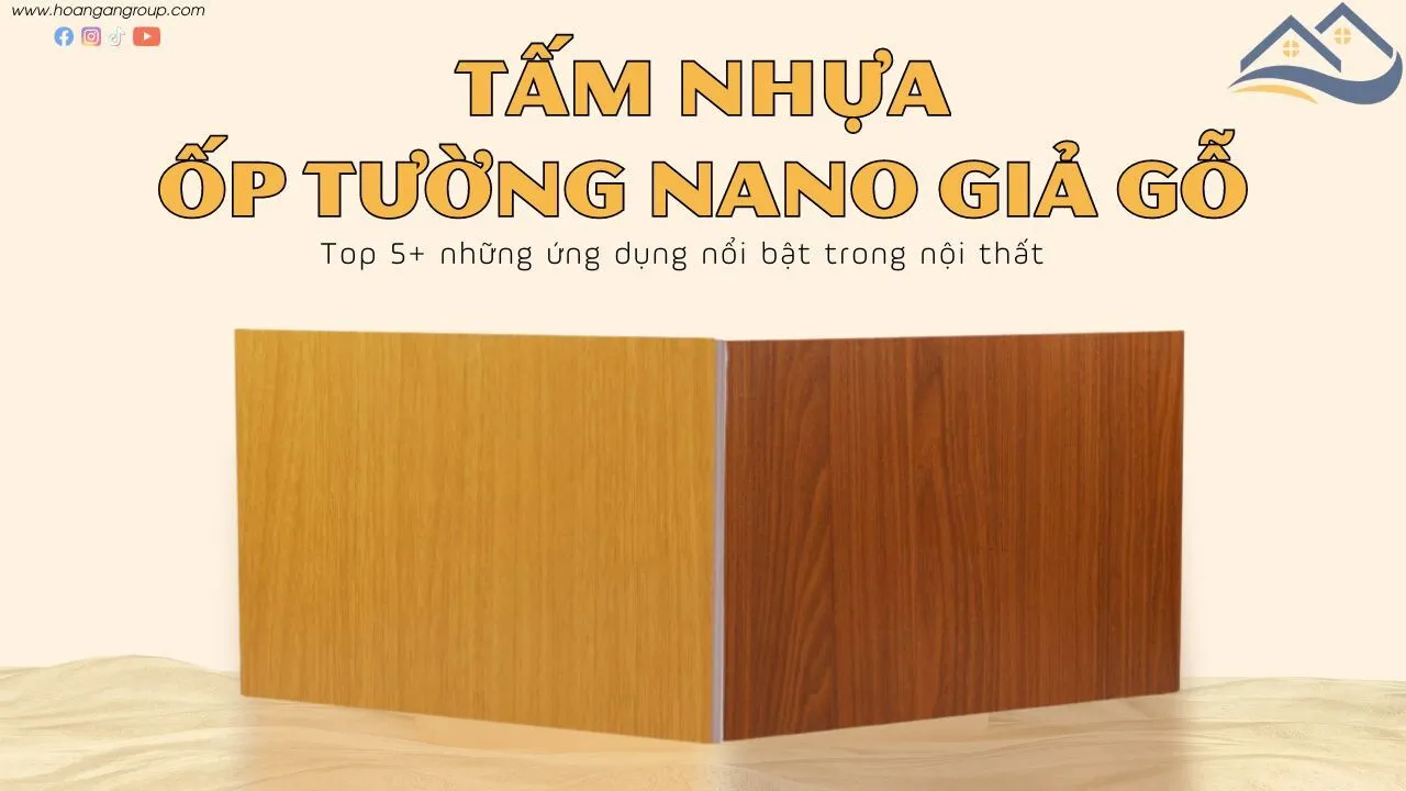 Top 5+ Những Ứng Dụng Nổi Bật Của Tấm Nano Giả Gỗ, Giả Bê Tông