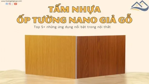 Top 5+ Ứng Dụng Của Tấm Nhựa Ốp Tường Nano Giả Gỗ, Giả Bê Tông