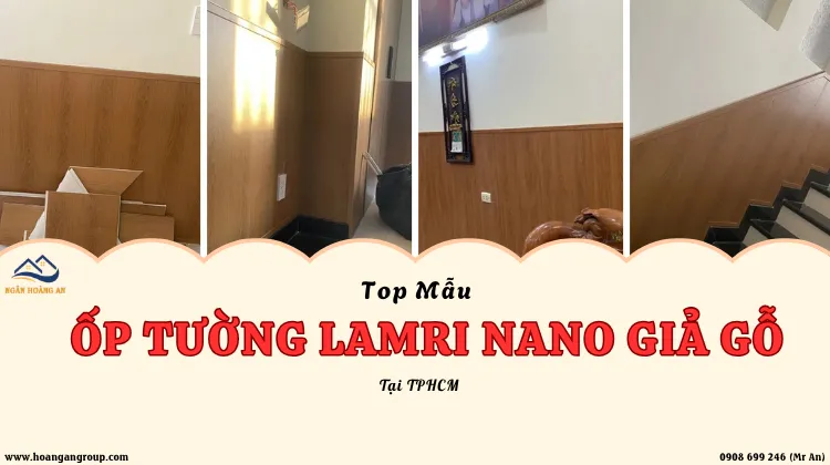 Top Mẫu Ốp Tường Lamri Nano Giả Gỗ Đẹp Tại TPHCM