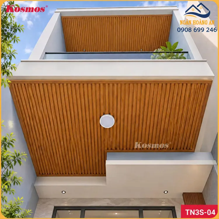Lam Sóng Nhôm Kosmos TN3S-04 Cam Cánh Gián