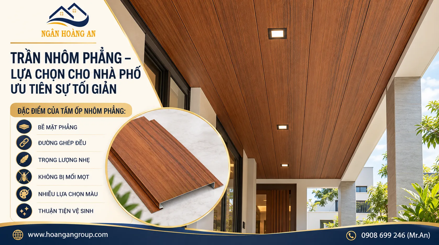 Trần Nhôm Phẳng – Lựa Chọn Cho Nhà Phố Ưu Tiên Sự Tối Giản Trần Nhôm Phẳng – Lựa Chọn Cho Nhà Phố Ưu Tiên Sự Tối Giản