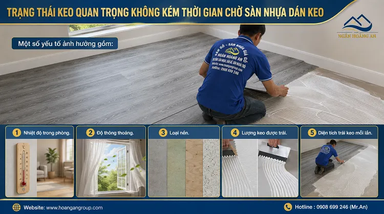Trạng Thái Keo Quan Trọng Không Kém Thời Gian Chờ Sàn Nhựa Dán Keo Trạng Thái Keo Quan Trọng Không Kém Thời Gian Chờ Sàn Nhựa Dán Keo