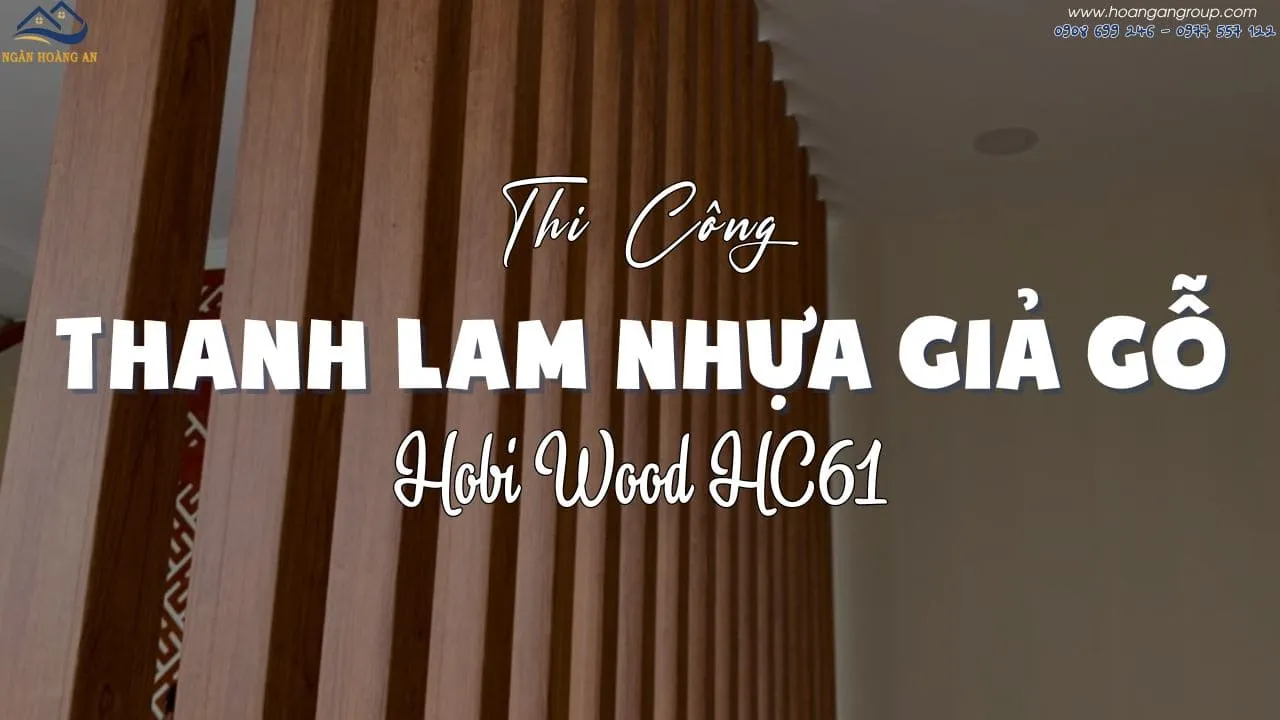 Trang Trí Vách Cầu Thang Bằng Thanh Lam Nhựa Hobiwood HC61 Tại Gò Vấp Trang Trí Vách Cầu Thang Bằng Thanh Lam Nhựa Hobiwood HC61 Tại Gò Vấp