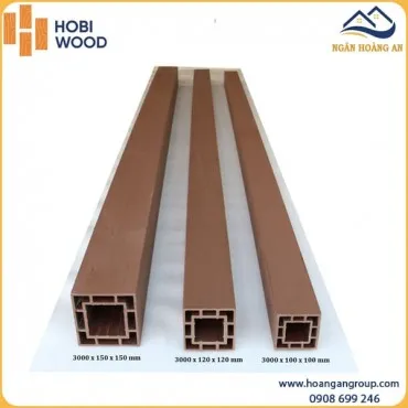 Lam Trụ Pergola Giàn Hoa Ngoài Trời Hobi Wood Oka Brown