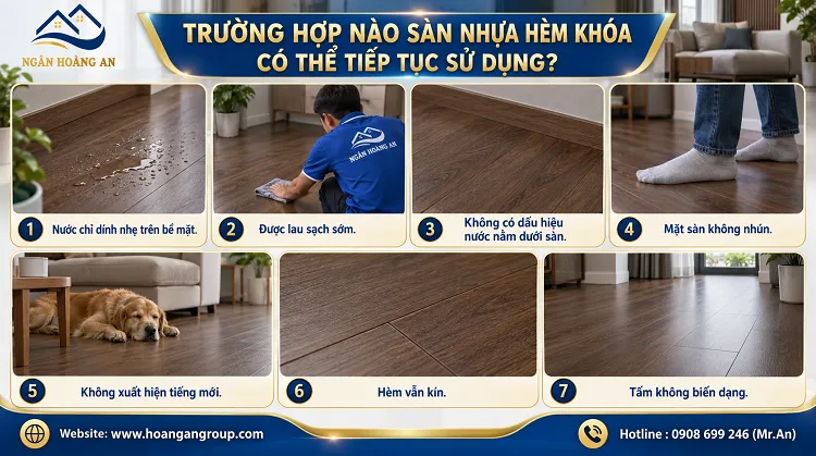 Trường Hợp Nào Sàn Nhựa Hèm Khóa Có Thể Tiếp Tục Sử Dụng? Trường Hợp Nào Sàn Nhựa Hèm Khóa Có Thể Tiếp Tục Sử Dụng?