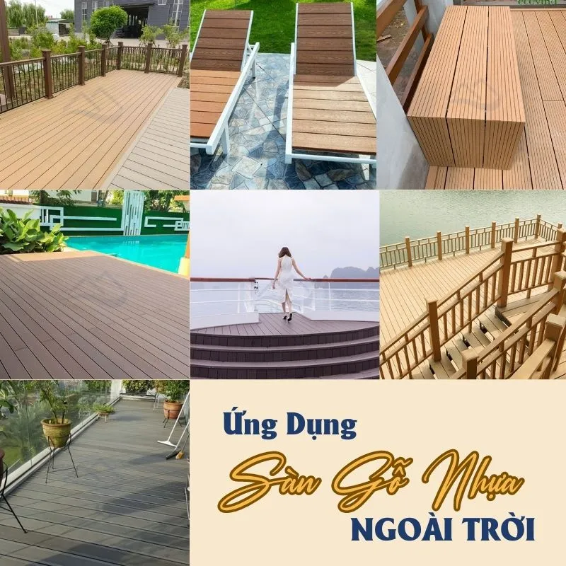 Những Ứng Dụng Của Sàn Gỗ Nhựa Ngoài Trời Những Ứng Dụng Của Sàn Gỗ Nhựa Ngoài Trời