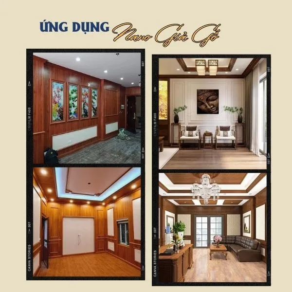 Ứng Dụng Của Tấm Nhựa Ốp Tường Nano Giả Gỗ Kosmos