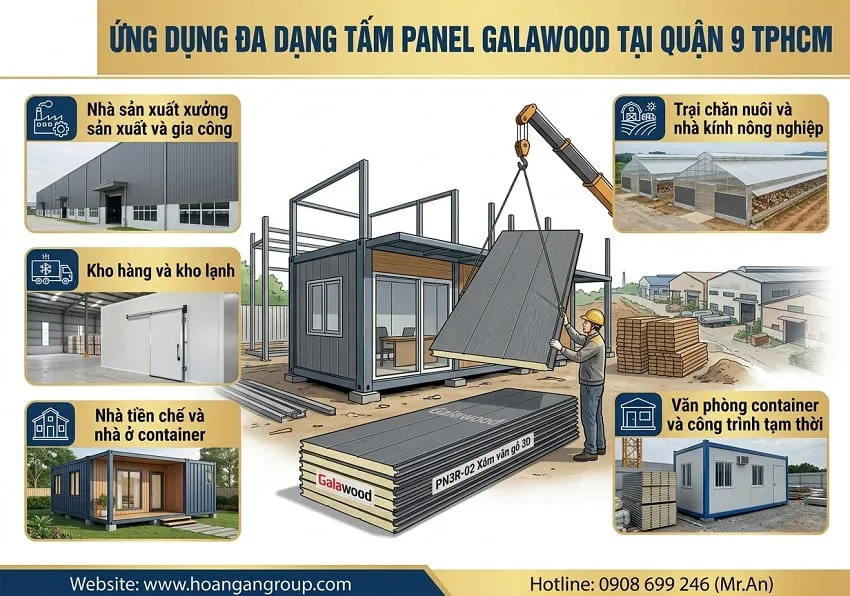 Ứng Dụng Đa Dạng Tấm Panel Galawood Tại Quận 9 TPHCM Ứng Dụng Đa Dạng Tấm Panel Galawood Tại Quận 9 TPHCM