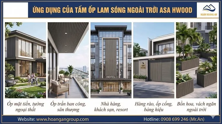 Ứng Dụng Của Tấm Ốp Lam Sóng Ngoài Trời ASA HW215W23ASA Ứng Dụng Của Tấm Ốp Lam Sóng Ngoài Trời ASA HW215W23ASA