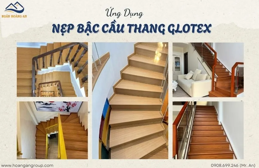 Ứng Dụng Nẹp Bậc Cầu Thang Glotex
