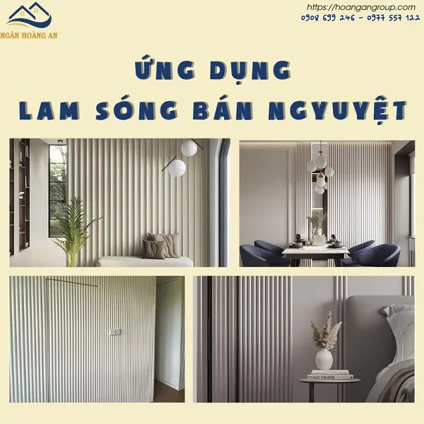 Ứng Dụng Nổi Bật Của Tấm Ốp Lam Sóng Bán Nguyệt