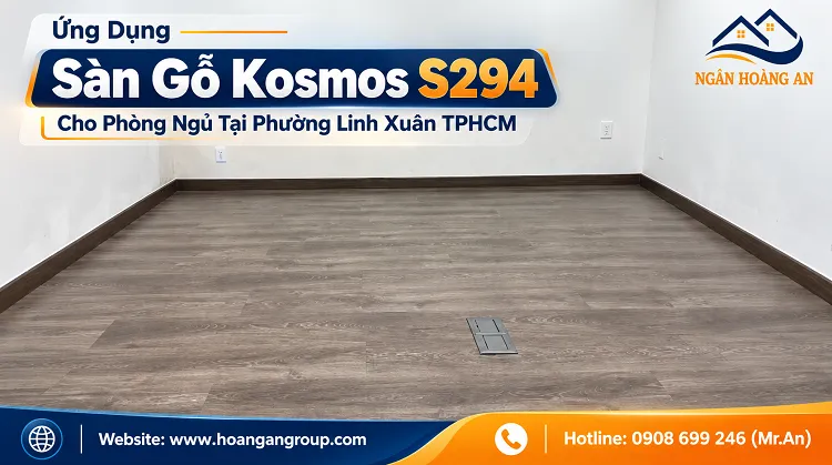 Ứng Dụng Sàn Gỗ Kosmos S294 Cho Phòng Ngủ Tại Phường Linh Xuân TPHCM