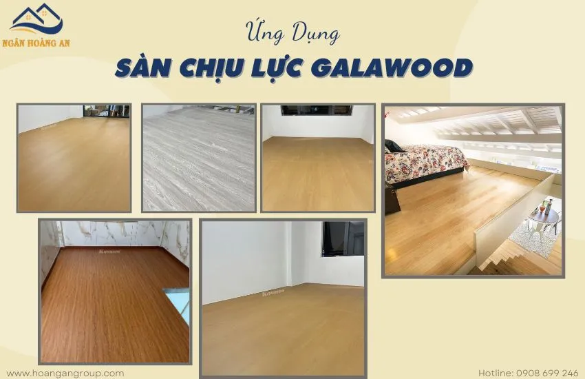 Ứng Dụng Sàn Nhựa Chịu Lực Galawood