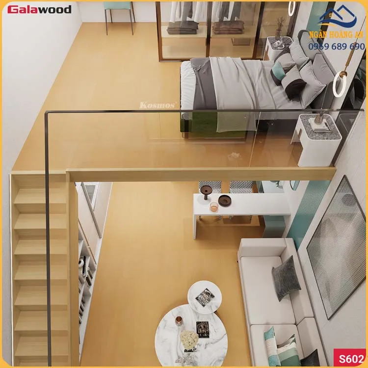 Thi Công Gác Xép Nhanh Với Sàn Nhựa Chịu Lực Galawood S602