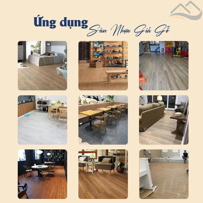Ứng Dụng Phổ Biến Của Sàn Nhựa Giả Gỗ