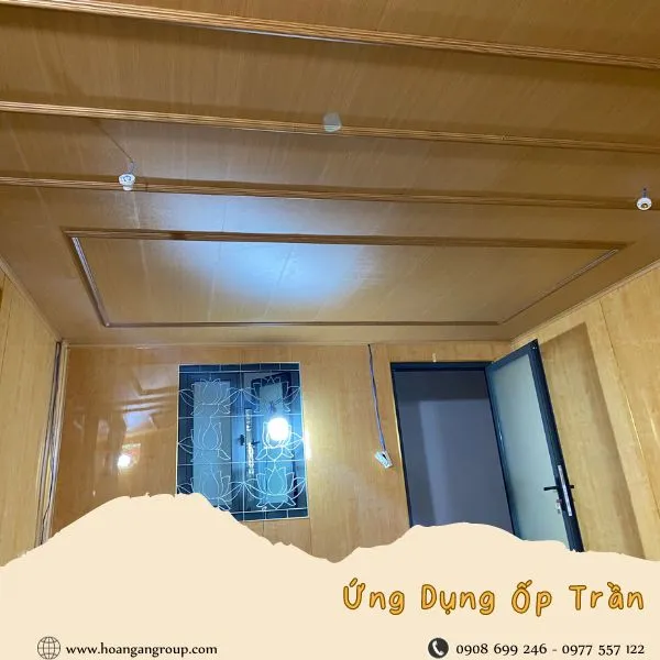 Tấm Ốp Nano Giả Gỗ, Giả Bê Tông Ứng Dụng Ốp Trần
