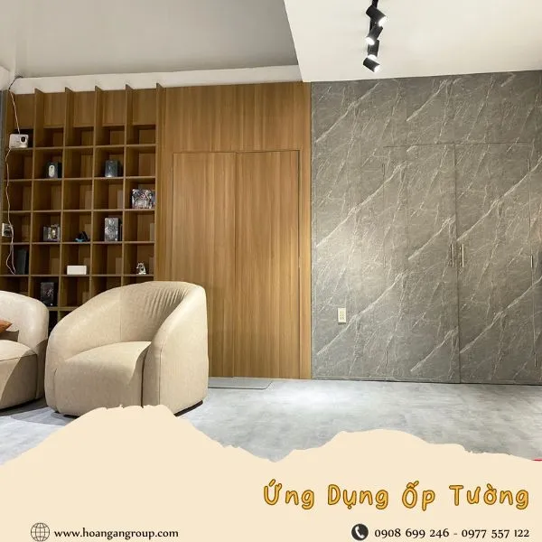 Tấm Ốp Nano Giả Gỗ, Giả Bê Tông Ứng Dụng Ốp Tường