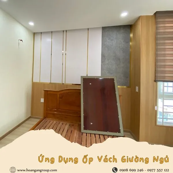 Vách Đầu Giường Sang Trọng Được Làm Bằng Tấm Nhựa Nano