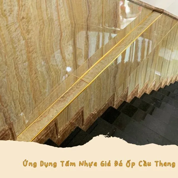  Tấm Nhựa Ốp Tường PVC Giả Đá Ốp Cấu Thang Tại Bình Thạnh TPHCM