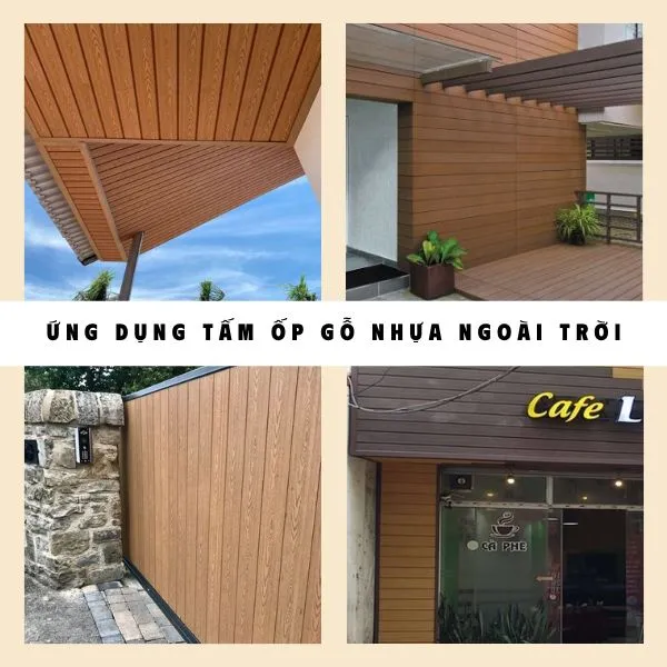Tấm Ốp Gỗ Nhựa Ngoài Trời Có Những Ứng Dụng 