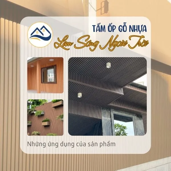 Ứng Dụng Của Tấm Ốp Lam Sóng Gỗ Nhựa Ngoài Trời