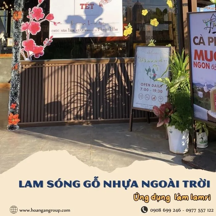 Ứng Dụng Tấm Lam Sóng Gỗ Nhựa Ốp Lamri Chân Tường Tại Tân Bình TPHCM