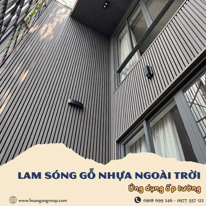 Ứng Dụng Tấm Ốp Lam Sóng Gỗ Nhựa Để Ốp Tường tại Quận 11 TPHCM Ứng Dụng Tấm Ốp Lam Sóng Gỗ Nhựa Để Ốp Tường tại Quận 11 TPHCM