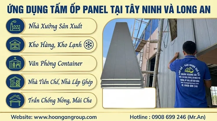 Ứng Dụng Tấm Ốp Panel Tại Tây Ninh Và Long An
