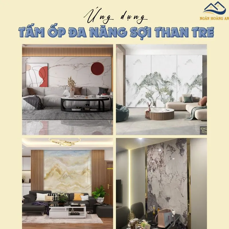 Ứng Dụng Của Tấm Ốp Than Tre Vân Đá Pandora Kosmos