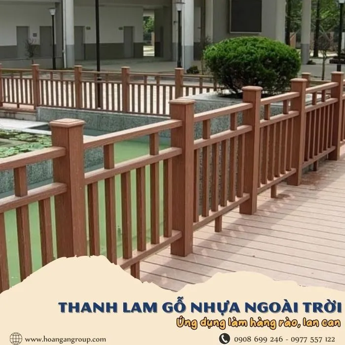 Thanh Lam Gỗ Nhựa Ứng Dụng Làm Hàng Rào, Lan Can Tại Gò Vấp TPHCM Thanh Lam Gỗ Nhựa Ứng Dụng Làm Hàng Rào, Lan Can Tại Gò Vấp TPHCM