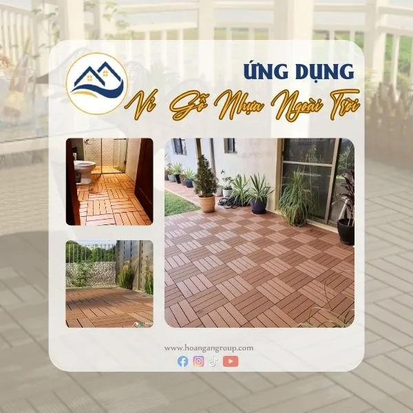 Ứng Dụng Vỉ Gỗ Nhựa Ngoài Trời Ứng Dụng Vỉ Gỗ Nhựa Ngoài Trời