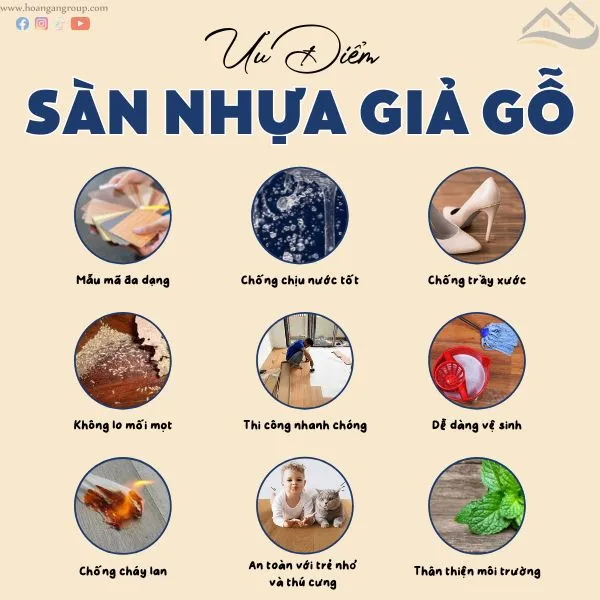 Những Ưu Điểm Nổi Bật Của Sàn Nhựa Giả Gỗ