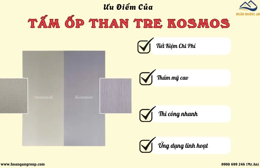 Các Ưu Điểm Nổi Bật Của Tấm Ốp Than Tre Kosmos Các Ưu Điểm Nổi Bật Của Tấm Ốp Than Tre Kosmos