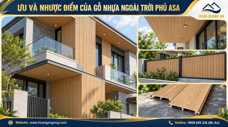 Ưu Và Nhược Điểm Của Gỗ Nhựa Ngoài Trời Phủ ASA